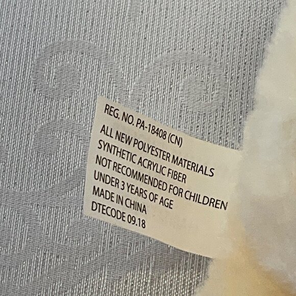 Habitat For Humanity Homer Plush Dog 10" Soft Cream & Brown Stuffed Animal Toy - Picture 7 of 7